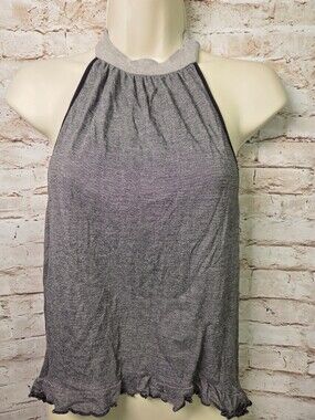 FP Movement Tank Top Size XL NWOT Keyhole Back Lace And Ruffles